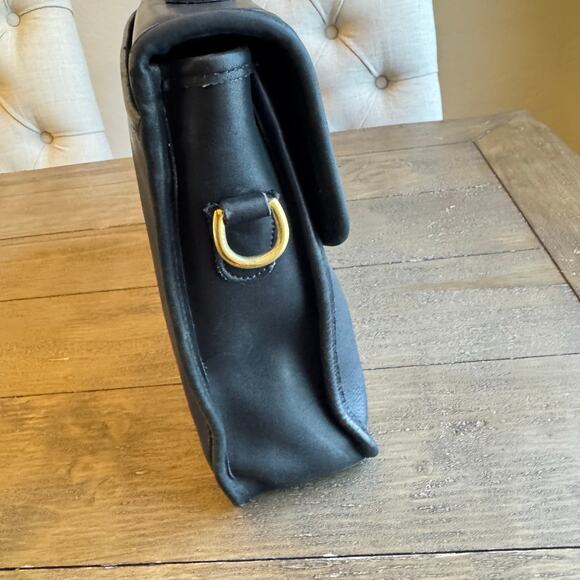 Vintage Coach Lexington Black Leather Briefcase Messenger Bag Turn Lock 5265 - Picture 2 of 16